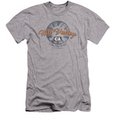 Back To The Future Hill Valley Men's Ultra-Soft 30/1 Cotton Slim Short-Sleeve T-Shirt